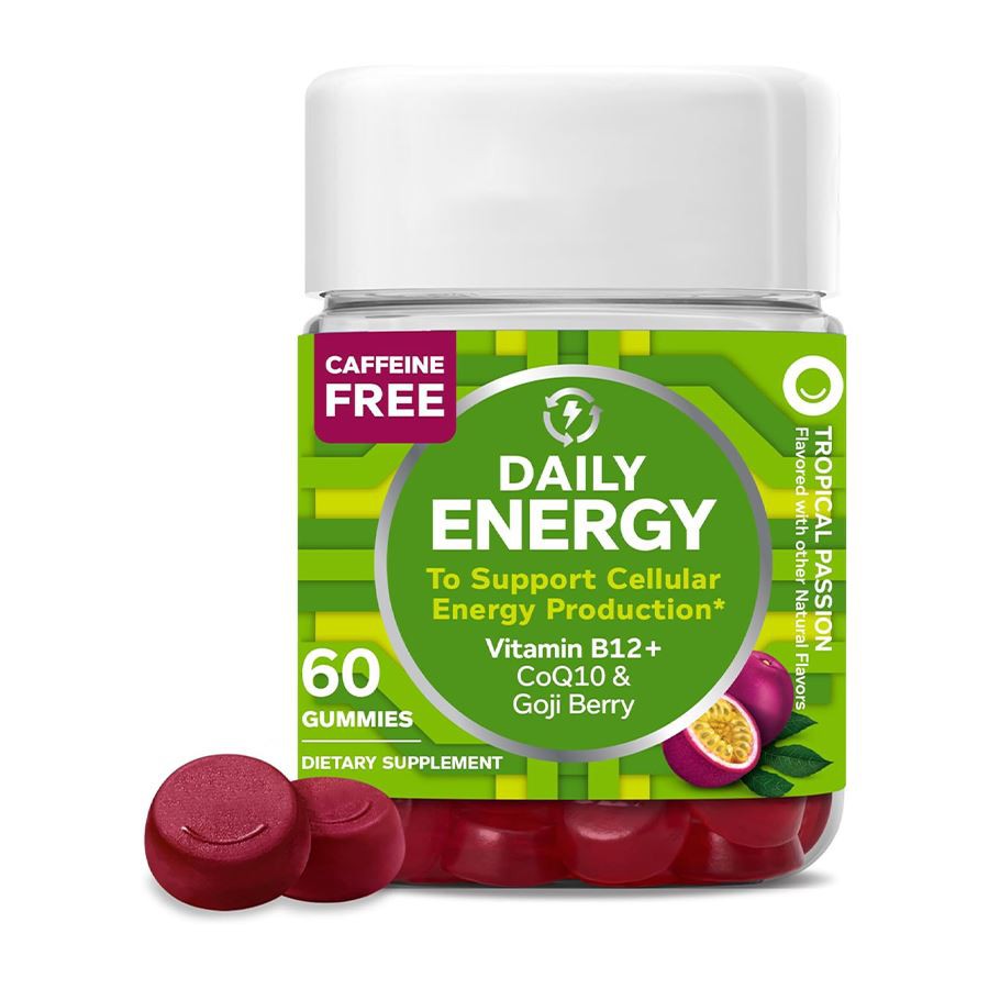 Olly Daily Energy Gummies는 천연 세포 에너지로 하루를 연료